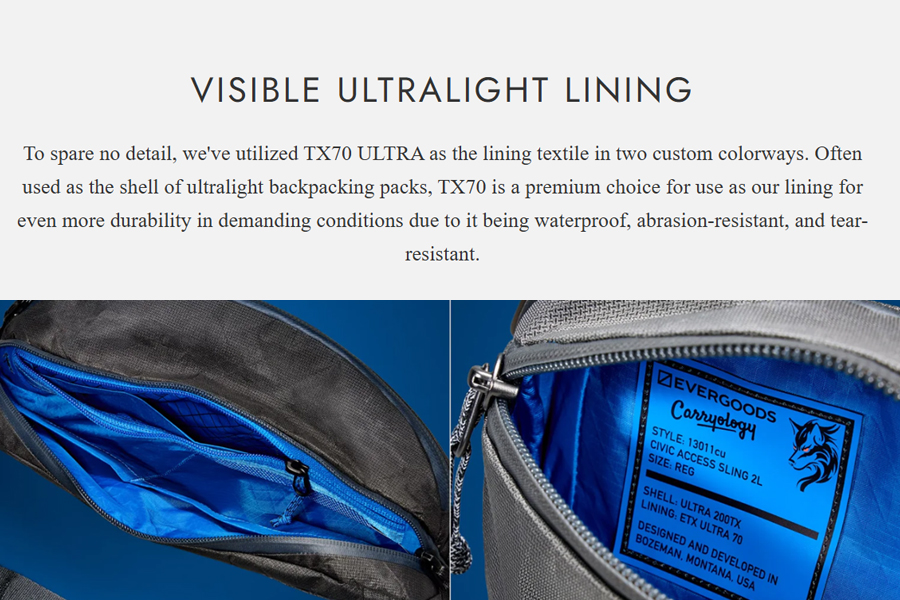 EVERGOODS - Civic Access Sling 2L